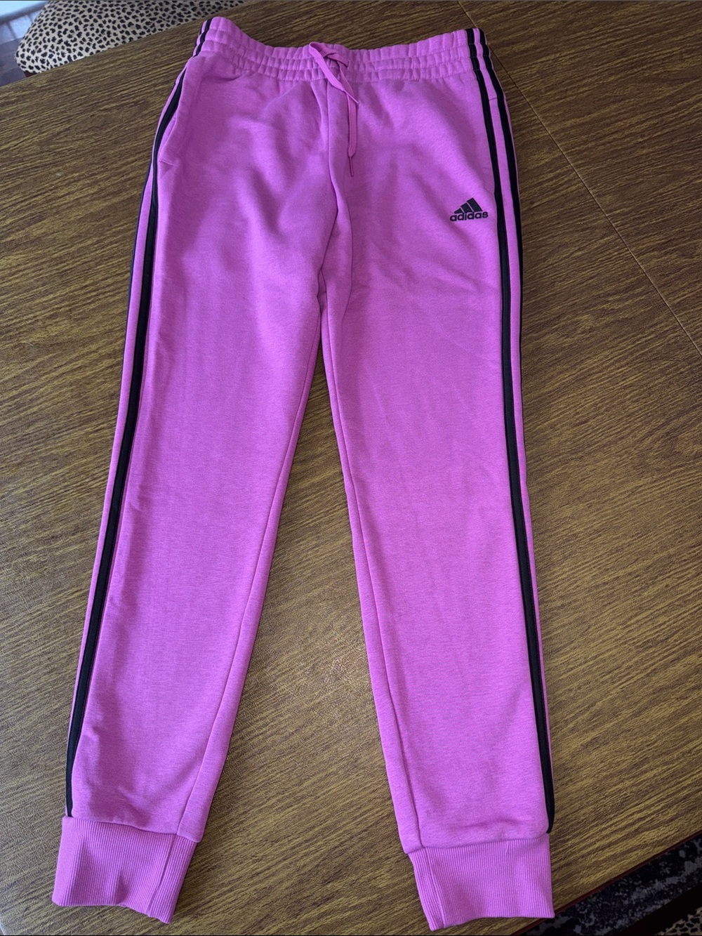 Adidas Jogger Pants with Black Side Stripes